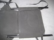 Sitz mit den eingeschobenen Rohren.