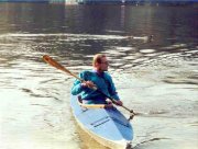 Testfahrt mit bröckliger Originalhaut, da stand die Suppe schon am Knöchel.